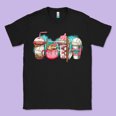 Volleyball Coffee Classic Tee Designed By Jasminsmagicworld