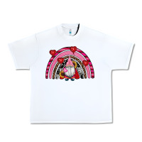 White valentines day gnomes rainbow Urban Heavy Tee - RanaPortraitStore