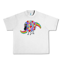 Lunar Rock Rainbow sheep Urban Heavy Tee - CowGirlArtShop