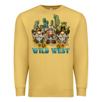 Antique Gold wild west western gnome Premium Sweatshirt - BarkalooDesign