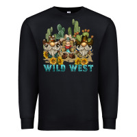 Black wild west western gnome Premium Sweatshirt - BarkalooDesign