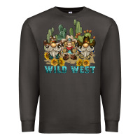 Smoke wild west western gnome Premium Sweatshirt - BarkalooDesign