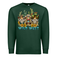 Sports Green wild west western gnome Premium Sweatshirt - BarkalooDesign