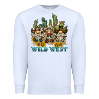 White wild west western gnome Premium Sweatshirt - BarkalooDesign