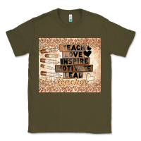 Army Green black teacher Classic Tee - TumblerDesignByShophia