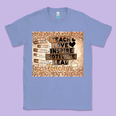 Black Teacher Classic Tee Designed By Tumblerdesignbyshophia