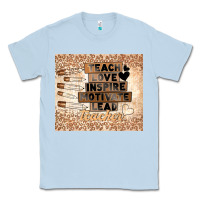Dusty Blue black teacher Classic Tee - TumblerDesignByShophia