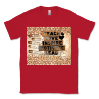 Red black teacher Classic Tee - TumblerDesignByShophia