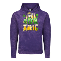 Cloud Purple St.Patrick's Beer time Vintage Hoodie - HowdyJamesFarm
