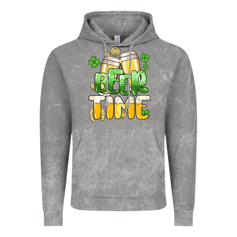 St.patrick's Beer Time Vintage Hoodie by HowdyJamesFarm | Teevron