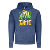 Vintage Denim St.Patrick's Beer time Vintage Hoodie - HowdyJamesFarm