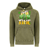Vintage Olive St.Patrick's Beer time Vintage Hoodie - HowdyJamesFarm
