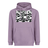 Lavender black and white camouflage Heavyweight Hoodie - BarkalooDesign