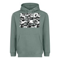 Sage black and white camouflage Heavyweight Hoodie - BarkalooDesign