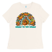 Bone Gobble Til You Wobble with Rainbow Ladies Tee - texasbilliewilder