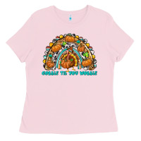 Gobble Til You Wobble With Rainbow Ladies Tee | Teevron