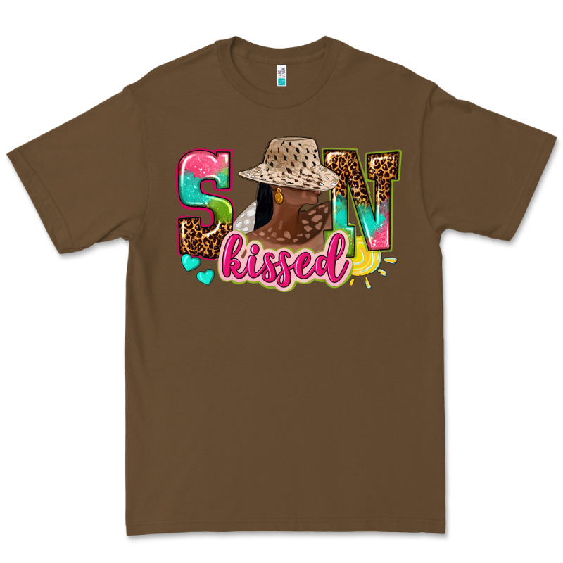Afro Woman With Sunkissed Premium Tee by NancyCooperArtShop | Teevron
