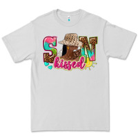 Dove Grey Afro woman with sunkissed Premium Tee - NancyCooperArtShop