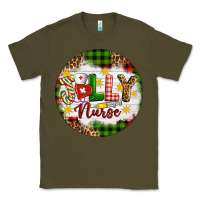 Army Green Christmas Jolly Nurse Classic Tee - Artiststas
