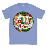 Colony Blue Christmas Jolly Nurse Classic Tee - Artiststas