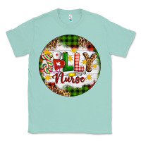 Seafoam Christmas Jolly Nurse Classic Tee - Artiststas