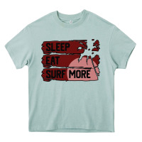 Surf, Sleep, Eat Heavy Core Tee | Teevron