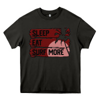 Asphalt surf, sleep, eat Heavy Core Tee - Bettercallsaul