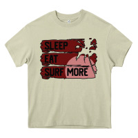 Mossy surf, sleep, eat Heavy Core Tee - Bettercallsaul