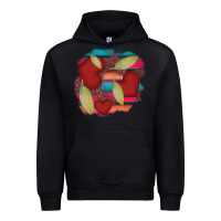 Black heart and serape patches Urban Hoodie - AdoDesignShop