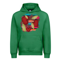 Emerald heart and serape patches Urban Hoodie - AdoDesignShop