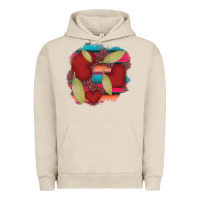 Pigment French Oak heart and serape patches Urban Hoodie - AdoDesignShop