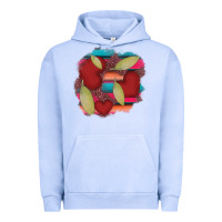 Pigment Grape Ice heart and serape patches Urban Hoodie - AdoDesignShop