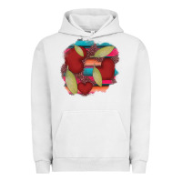 Pigment Lunar Rock heart and serape patches Urban Hoodie - AdoDesignShop