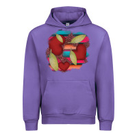 Tulip heart and serape patches Urban Hoodie - AdoDesignShop