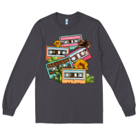 Smoke 90s country caassette tapes Long Sleeve Tee - OliviaCreatesArt