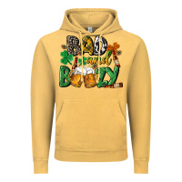 Vintage Mustard Bad and boozy St. Patrick's Day Vintage Hoodie - CowGirlArtShop