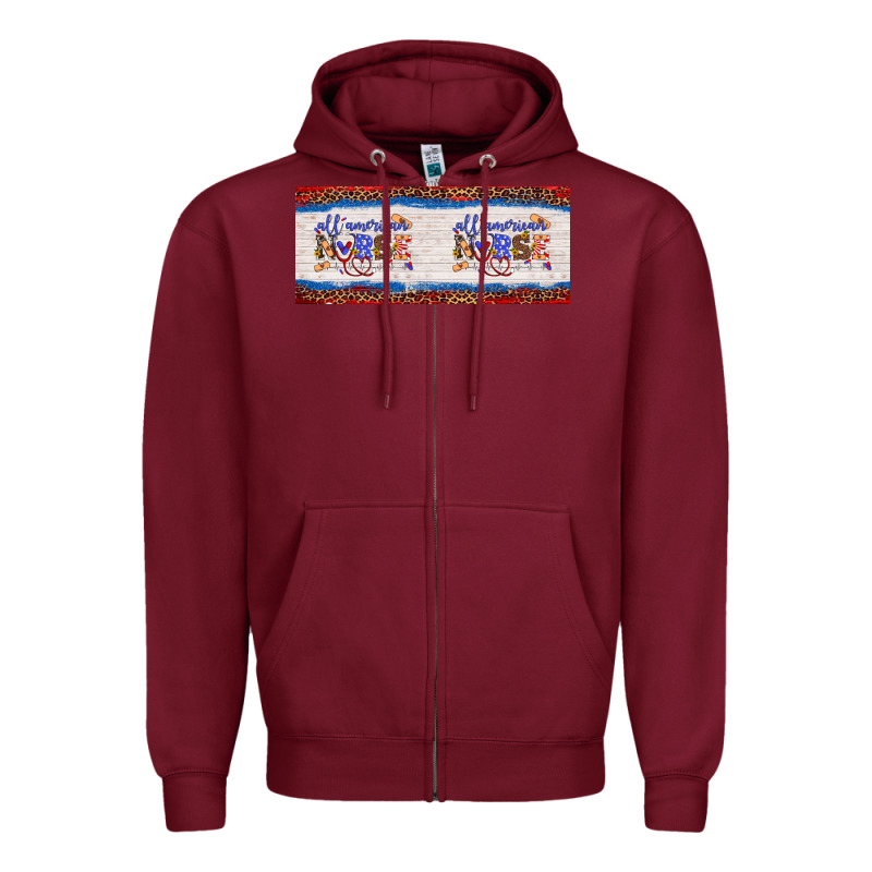All American Nurse 11oz Mug Zipper Hoodie by Artiststas | Teevron