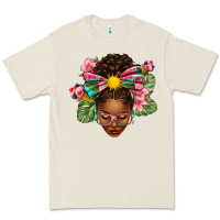 Bone Afro Woman Summer Premium Tee - texasbilliewilder
