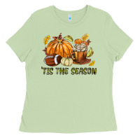 Matcha Tis The Season Fall Ladies Tee - texasbilliewilder