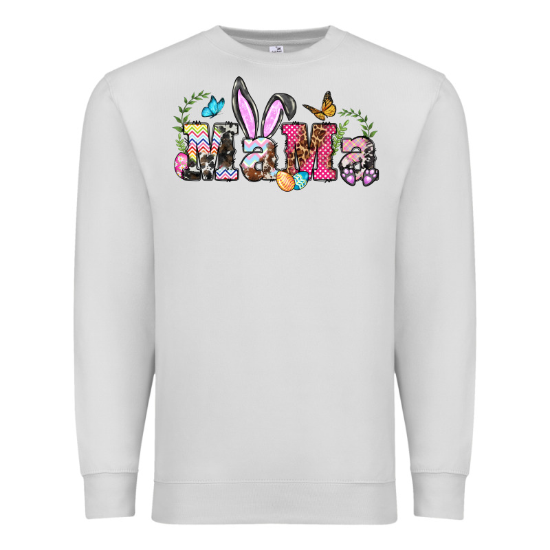 Easter Bunny Mama Premium Sweatshirt by BarkalooDesign | Teevron