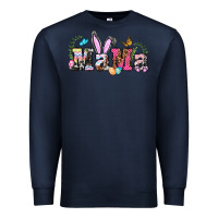 Navy easter bunny mama Premium Sweatshirt - BarkalooDesign