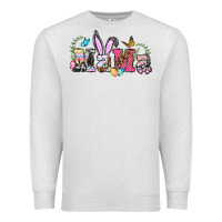 Oatmeal Heather easter bunny mama Premium Sweatshirt - BarkalooDesign
