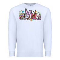 White easter bunny mama Premium Sweatshirt - BarkalooDesign