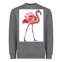 Storm Pink Flamingo Heavyweight Sweatshirt - LillyAllenDesigns