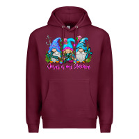 Burgundy Jesus Is My Anchor Premium Hoodie - CowhideDigitalArt