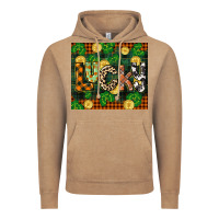 Vintage Coffee st patricks day lucky clover and coins Vintage Hoodie - CowGirlArtShop