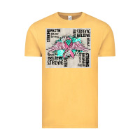 Vintage Mustard cancer ribbon with angel wings Vintage Tee - CowGirlArtShop
