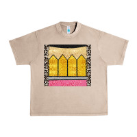 French Oak glitter pencil Urban Heavy Tee - CowGirlArtShop