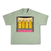 Oil Green glitter pencil Urban Heavy Tee - CowGirlArtShop