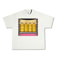 Pistachio glitter pencil Urban Heavy Tee - CowGirlArtShop